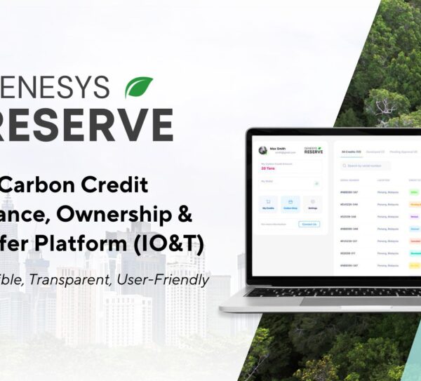 Image 1 - IO&T Launch (1650 x 975) Genesys Reserve Launches The Issuance, Ownership & Transfer Platform (IO&T) For Carbon Credits